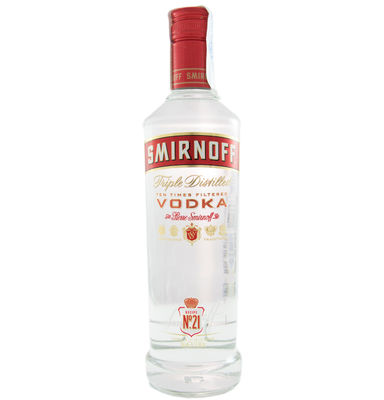Vodka Smirnoff Red 0,70 Litros 37,5º (R) 0.70 L.