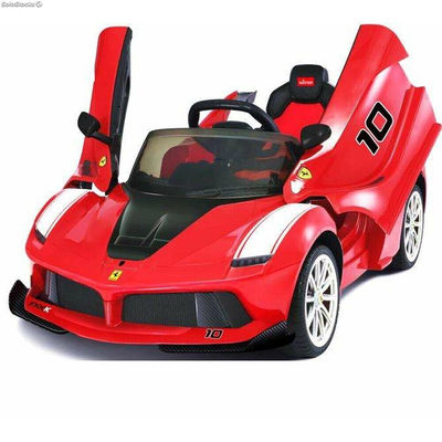 Voiture électrique pour enfants RunRunToys La Ferrari Rouge 12V