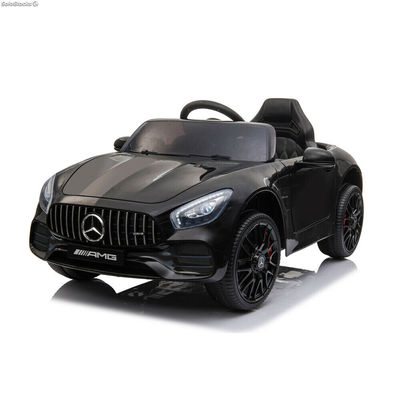 Voiture électrique pour enfants RunRunToys Mercedes Benz AMG GT Noir 12V