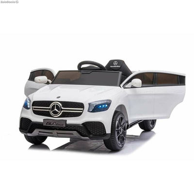 Voiture électrique pour enfants RunRunToys Mercedes Benz GLC Coupé Blanc 12V - Photo 2