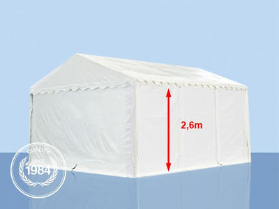 Volumen XXL 5x6 m Carpa depósito almacén, PVC blanca