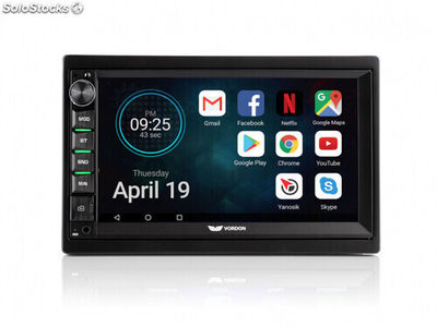 Vordon 7 Autoradio mit Bluetooth, Navigationssystem &amp; Rückfahrkamera