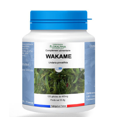 Wakamé - undaria pinnatifida 120 gélules