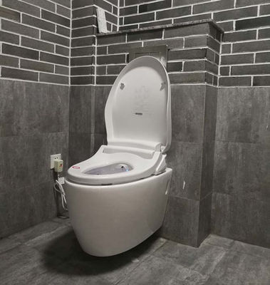 Wandhängende Entwässerung Schwebende quadratische intelligente Toilette Bidet - Foto 3