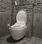 Wandhängende Entwässerung Schwebende quadratische intelligente Toilette Bidet - Foto 3