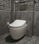 Wandhängende Entwässerung Schwebende quadratische intelligente Toilette Bidet - Foto 4