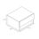 Wandnachttisch HAITI Weiß Eiche 40x30x23cm - Foto 3