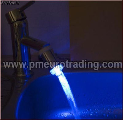 Wasserhahnlampe blau LED