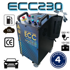Wasserstoff Motorreinigung Maschine ECC230 12VDC+230VAC 1200W. Motor bis 4 Liter