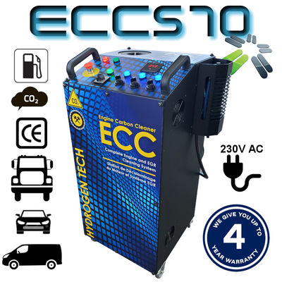 Wasserstoff Motorreinigung Maschine ECC570 230V AC 4000W. Motor bis 15 Liter