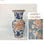 Wazon DKD Home Decor 13 x 13 x 31 cm Porcelana Niebieski Pomarańczowy Orientalny - 2