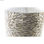 Wazon DKD Home Decor Mozaika Srebrzysty Szary Masa perłowa Bambus (25 x 25 x 50, - 3