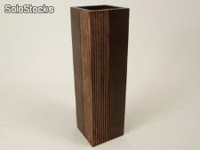 Wazon drewniany 10x10x35,5cm - az01078