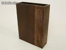 Wazon drewniany 7,5x23x30,5cm - az01079