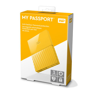 Wd My Passport 3000GB Yellow external hard drive WDBYFT0030BYL-wesn - Foto 5