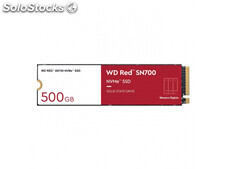 Wd ssd Red SN700 500GB NVMe m.2 pcie Gen3 - Solid State Disk WDS500G1R0C