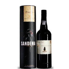 Wein Oporto Sandeman 20 jahre 0,75 Litros 20º (R) + Kiste 0.75 L.