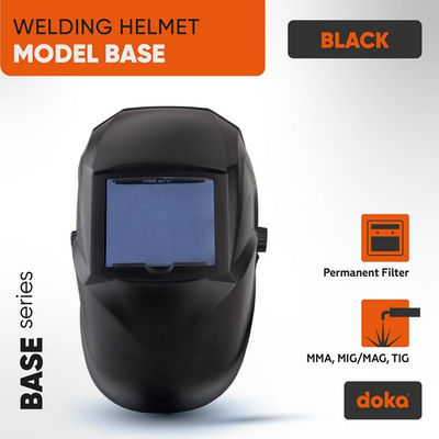 Welding helmet doka base (11 din, view area 110x90 mm)