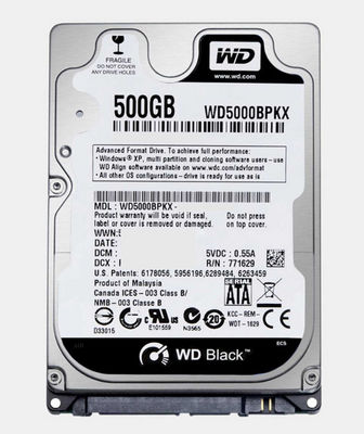 Western Digital Black hd 500 Go - 7200RPM - WD5000LPLX