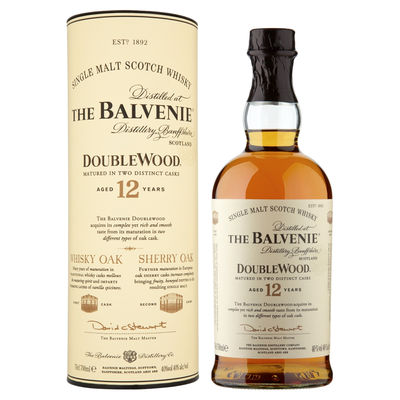 Whisky Balvenie 12 jahre Double Wood 0,70 Litros 40º (R) + Kiste 0.70 L.