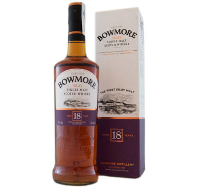 Whisky Bowmore 18 années Deep &amp; Complex 0,70 Litros 43º (R) 0.70 L.