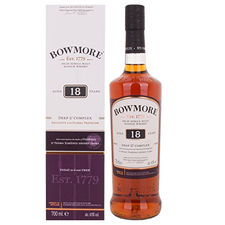 Whisky Bowmore 18 anni Deep &amp; Complex 0,70 Litros 43º (R) + Caso 0.70 L.