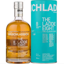 Whisky Bruichladdich Laddie 8 anni 0,70 Litros 50º (R) + Caso 0.70 L.