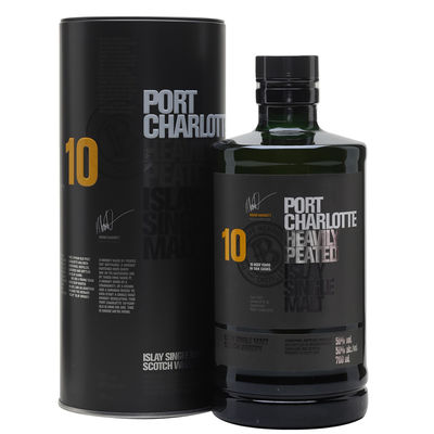 Whisky Bruichladdich Port Charlotte 10 jahre 1,00 Litro 50º (R) 1.00 L.