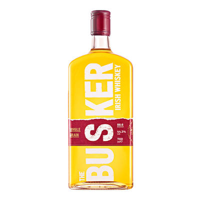 Whisky Busker S.graint 0,70 Litros 44,3º (R) 0.70 L.