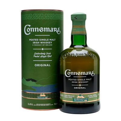Whisky Connemara Peated Single Malt 0,70 Litros 40º (R) + Kiste 0.70 L.