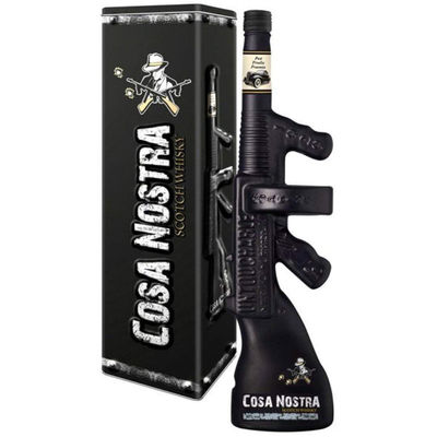 Whisky Cosa Nostra Tommy Gun 0,70 Litros 40º (R) + Cas 0.70 L.