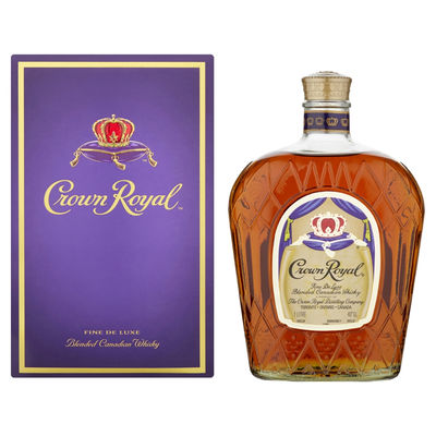 Whisky Crown Royal 1,00 Litro 40º (R) + Cas 1.00 L.