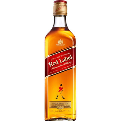 Whisky Escocés Johnnie Walker Red Label - Botella de 1 Litro
