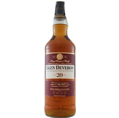 Whisky Glen Deveron 20 années 1,00 Litro 40º (R) + Cas 1.00 L.