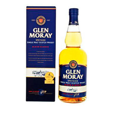 Whisky Glen Moray Classic 0,70 Litros 40º (R) + Sprawa 0.70 L.