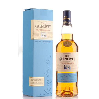 Whisky Glenlivet Founders Reserve 0,70 Litros 40º (R) + Cas 0.70 L.