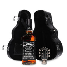 Whisky Jack Daniels + Caso Guitar 0,70 Litros 40º (I) 0.70 L.