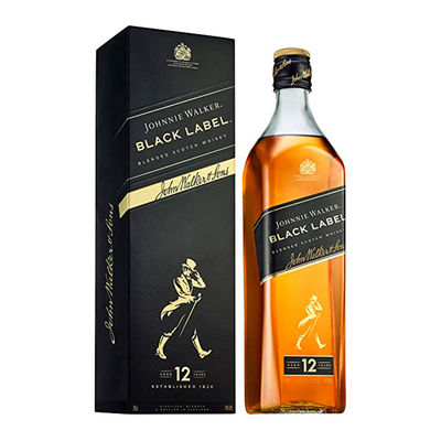 Whisky Johnnie Walker Black 1,00 Litro 40º (R) 1.00 L.