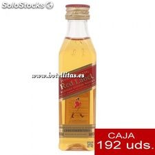 Whisky Johnnie Walker Etiqueta Roja caja de 192 uds - envase plástico