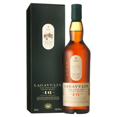 Whisky Lagavulin 16 jahre 0,70 Litros 43º (R) + Kiste 0.70 L.