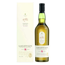 Whisky Lagavulin 8 années 0,70 Litros 48º (R) + Cas 0.70 L.