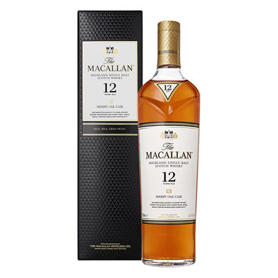 Whisky Macallan 12 anni Sherry Oak 0,70 Litros 40º (R) + Caso 0.70 L.