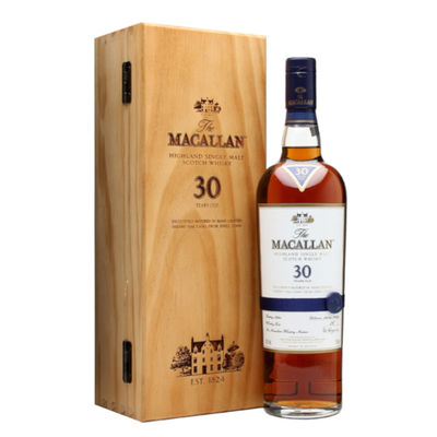 Whisky Macallan 30 années Sherry Oak 0,70 Litros 43º (R) + Caja Madera 0.70 L.