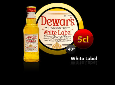 Whisky miniature white label 5 cl