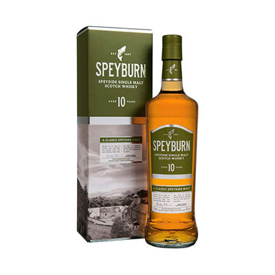 Whisky Speyburn 10 jahre 1,00 Litro 46º (R) + Kiste 1.00 L.