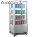 White drink cooler - 2 doors - mod.sc60wt - temperature +0 +12°c - capacity 86