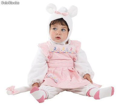White tiny rat infant&#39;s costume