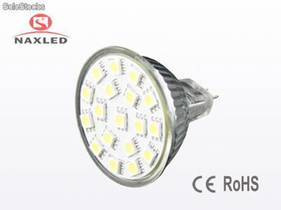 Wholesale 2.2Watt led spot light, 12v, 5050 smd led, mr16(gu5.3) 2pins
