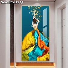 Wholesale mural art crystal painting home decor
