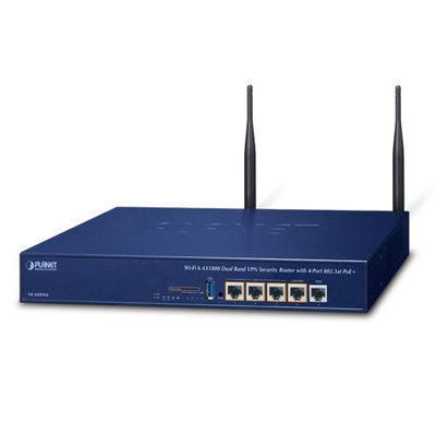 Wi-Fi 6 AX1800 Dual Band vpn Security Router with 4-Port 802.3at PoE+